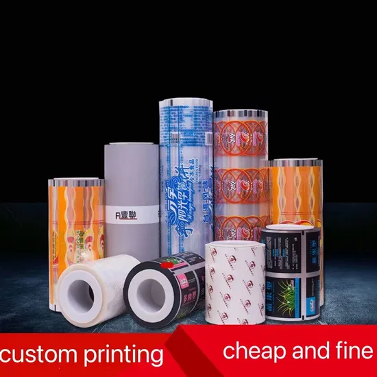Custom Colorful Plastic Laminated Packaging Film in Roll