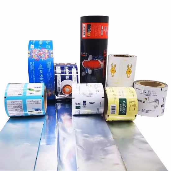 Custom Colorful Plastic Laminated Packaging Film in Roll