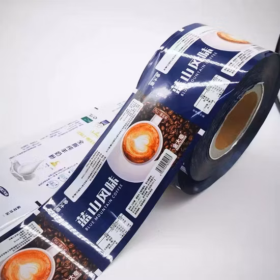 Película de embalaje laminada de plástico colorida personalizada en rollo